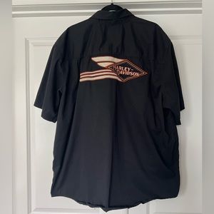 Harley Davidson button down shirt
